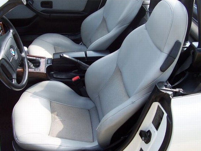 BMW Z3 Roadster Fahrer Sitz Kissen Unterteil Leder point schwarz +  Sitzheizung ‣ KFZ Store